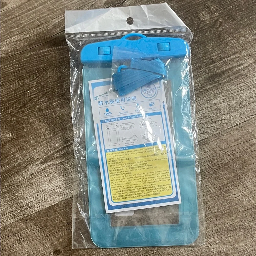 Waterproof Phone Pouch - Blue